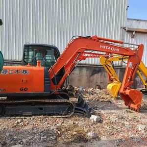 <span class=keywords><strong>Mini</strong></span>-excavatrice sur chenilles Hitachi ZX60 d'occasion avec moteur, pompe et engrenages - Haute efficacité, godet de 0,24 m, poids de 5990 kg, <span class=keywords><strong>prix</strong></span> abordable - Product Image 3