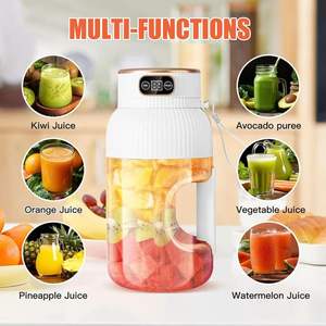 Licuadora Deportiva de Alta Potencia al por Mayor, Botella de 1500 ml de Gran Capacidad, Electrodoméstico de Cocina, Licuadora Personal Portátil para Smoothies - Product Image 2