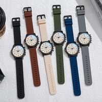 Montre polyvalente pour couple, style preppy pour lycéens (garçons et filles), tendance littéraire rétro pour les examens, décontractée et élégante.