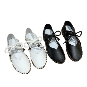 Chaussures plates décontractées pour femmes à bout rond, antidérapantes, avec semelle en caoutchouc, tendance mode hiver printemps été - Product Image 2