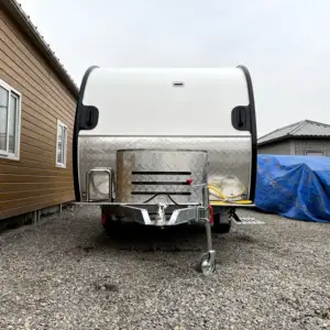13ft Australian Standards Pop Top Hybrid Caravan With Shower And Toilet camper trailer canvas