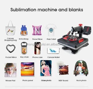 9-in-1 Combo Heat <b>Press</b> Machine Includes Pump Heater Essential for Heat Transfer on <b>Clothes</b> T-Shirts Puzzle Components - Product Image 2
