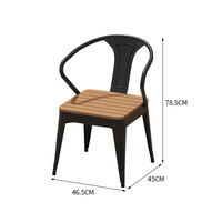 Table et chaises de balcon modernes et minimalistes, table de repas extérieure, table de repas ronde extérieure imperméable et résistante au soleil pour usage domestique