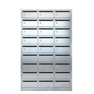 Boîte aux lettres murale extérieure en acier, casier de livraison, armoire de rangement, boîte à lettres en métal - Product Image 1