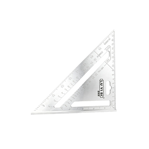 Regla de ángulo multifuncional de aleación de aluminio de 90 y 45 grados con burbuja de nivel para marcado y diseño en carpintería ODM/OEM - Product Image 1