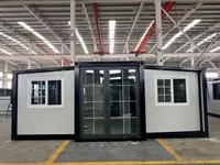 Casa Prefabricada Modular Expandible Moderna, Casa Contenedor Portátil de Alta Gama, Estructura de Acero Aislada para Villa Vacacional o Jardín