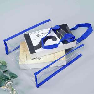 Summer Transparent Clear Pvc <b>Plastic</b> <b>Tote</b> Bag Jelly Travel Shoulder Beach Bags With Custom Printed Logo - Product Image 4