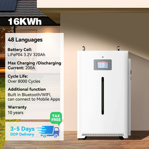 Sistema de Almacenamiento de Energía de Gran Capacidad, Sistema de Energía Solar, Magazyn Energii 16Kwh 51.2V 320Ah, Paquete de Baterías de Litio Powewall - Product Image 2