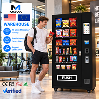 Distributeurs automatiques de collations et de boissons, stockage réfrigéré, contrôle par écran tactile, OEM ODM pour les entreprises de vente au détail