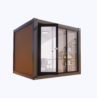 Maison conteneur préfabriquée de 10 pieds, cabane portable polyvalente pour bureau de jardin, sauna et mini-studio