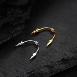 Set de Piercings Labiales al por Mayor, Diseño Personalizado, Joyería de Titanio G23 para Labio, <span class=keywords><strong>Piercing</strong></span> Smiley, Labret Studs 16G 18G - Product Image 2