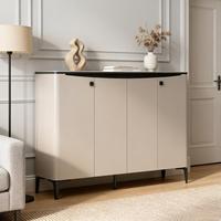 Armoire à chaussures de style européen moderne avec déverrouillage par empreinte digitale, 3 portes, grande capacité, écologique, réglable, autoportante, meuble de maison
