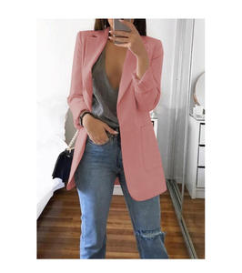 Giacca Blazer da Donna Sciancrata Elegante <span class=keywords><strong>con</strong></span> Revers e <span class=keywords><strong>Tasche</strong></span>, Cappotto Firmato Sehe Fashion - Product Image 5