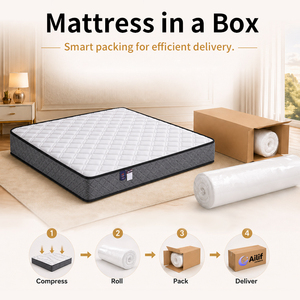 Orthopedic <b>Queen</b> Size Mattress Compressed Mattress King Size Mattress Roll Pack <b>Bed</b> Mattress Home Furniture - Product Image 4