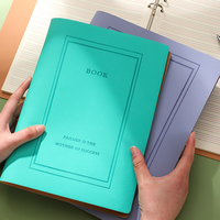 Usine mixte en vrac B5 cahier à couverture rigide agenda personnalisé avec reliure en spirale couverture en feuille de cuir pas cher recharges à feuilles mobiles