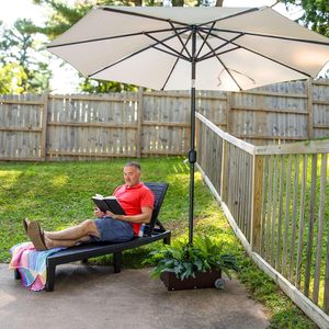 PIOEN-Base <span class=keywords><strong>de</strong></span> <span class=keywords><strong>parasol</strong></span> d'extérieur <span class=keywords><strong>de</strong></span> 100lb avec roues, jardinière <span class=keywords><strong>de</strong></span> support <span class=keywords><strong>de</strong></span> <span class=keywords><strong>parasol</strong></span> <span class=keywords><strong>de</strong></span> patio pour parapluies <span class=keywords><strong>de</strong></span> patio avec poteaux <span class=keywords><strong>de</strong></span> 2 "<span class=keywords><strong>de</strong></span> diamètre, marron - Product Image 6