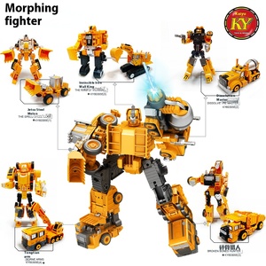 Hot Bán Biến Dạng Xe Biến Dạng <span class=keywords><strong>Robot</strong></span> Xe Sáng Tạo Dễ Thương Mini Hành Động Hình Xây Dựng Khối Gạch Cho Trẻ Em - Product Image 6