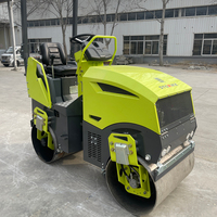 Mini Compacteur à Rouleaux Vibrants à Double Tambour pour Asphalte, Capacités 5, 4, 3.5, 3, 2, 1 Tonne, à Vendre