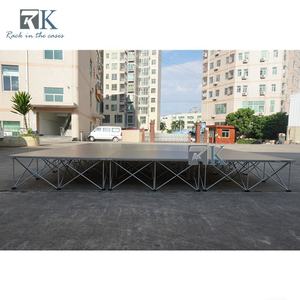 เวทียกพื้นทรงสี่เหลี่ยม อลูมิเนียม สำหรับคอนเสิร์ต เวทีเคลื่อนที่ ลดราคา - Product Image 5