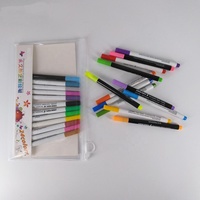 Ensemble de t-shirt et stylos marqueurs en tissu Permanent, Non toxique, pour enfants, peinture