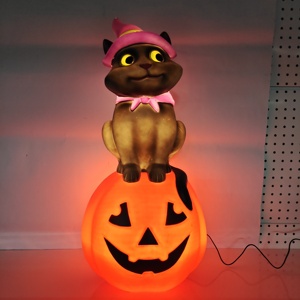Decoración de Halloween para Jardín, Resistente al Agua, Luces Decorativas Moldeadas por Soplado, Manualidades de Plástico para Días Festivos, Material PP, Regalos Moldeados por Soplado - Product Image 4