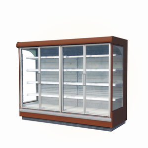 Supermarket Equipment Upright Showcase With Glass Door E7 AUCKLAND Glass Door Upright 4 Sides Glass Doorr Refrigerator E7 AUCKLA - Product Image 1
