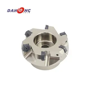 DAHONG milling inserts High Efficiency MFPN66080R-6T-M 66 degree face mill Customized