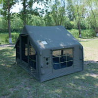 9 ㎡   Tente de camping gonflable en tissu Oxford 600D, 9 m², tente de camping portable de luxe, adaptée aux aventures en plein air