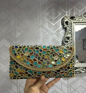 Bolsos de mano de diseñador hechos a mano con cuentas, estilo bohemio, para la noche, compras, fiestas, bolsos de hombro para mujer, bolsos de mensajero. - Product Image 1