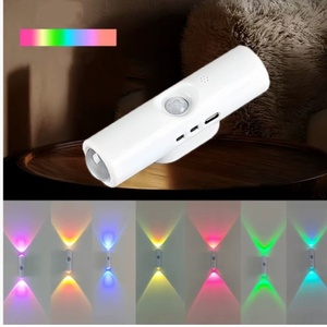Nuovo sensore intelligente corpo umano luce RGB magnetico ricaricabile casa <span class=keywords><strong>lampada</strong></span> da parete <span class=keywords><strong>occhio</strong></span> di gatto - Product Image 4