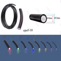Câble à fibres optiques LED souple imperméable de 10 mm, fabriqué en Chine, classé IP68 pour l'éclairage extérieur et la décoration