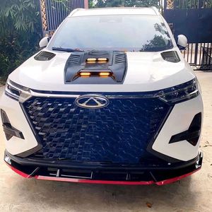 ชุดแต่งฝากระโปรงรถยนต์ Chery Tiggo 8 Pro รุ่น Stone Baffle Lighted Model Luxury พร้อมสติ๊กเกอร์ตกแต่ง - Product Image 4