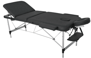 Cama de pestañas personalizada Camillas Para Masajes Portatil Mesas de masaje portátiles ligeras plegables de <span class=keywords><strong>3</strong></span> secciones - Product Image 2