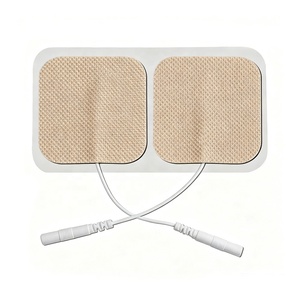 Électrodes carrées réutilisables Konmed KM-805 5x5cm/2*2 pouces pour la rééducation et la physiothérapie à domicile, coussinets TENS pour soulager la douleur - Product Image 2
