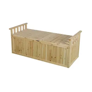 Design best outdoor benches stadium solid wooden large storage space park benches