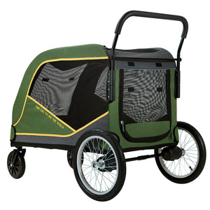 Kereta bayi kucing, kereta dorong anjing pembawa kucing dapat dilipat besar mewah 4 roda - Product Image 6