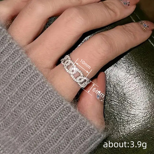 T0848 Women's <b>Eternity</b> Band <b>Ring</b> <b>Cubic</b> <b>Zirconia</b> Round Pave Setting Wedding Fashion <b>Rings</b> - Product Image 4