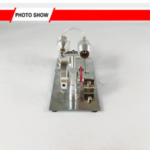 Modèle de <span class=keywords><strong>moteur</strong></span> à air chaud <span class=keywords><strong>Stirling</strong></span> jouet éducatif générateur d'électricité coloré - Product Image 5