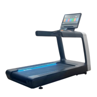 Tapis roulant commercial pour salle de sport, vente en gros, usine, revêtement électrostatique personnalisé, machine de course haut de gamme, fitness professionnel
