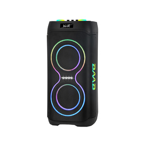 Altavoz 5.0 Estéreo de Alta Calidad con Luces RGB, Altavoces Dobles, <span class=keywords><strong>Radio</strong></span>, Subwoofer, Plástico, 80W, Audio para Baile - Product Image 1