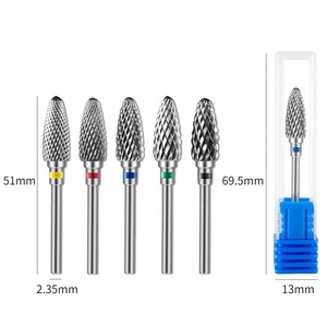 Broca de acero inoxidable para arte de uñas, herramientas cónicas para eliminación de gel, pulido, limpieza de cutículas, máquina, cabezales de pulido para arte de uñas - Product Image 6