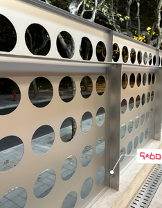 Corte de doblado de placa de agujero de malla de Metal expandido anodizado de aluminio para mallas decorativas Panel perforado punzonado hoja de metal - Product Image 2