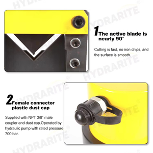 HHJG-100 HHJG-60 thủy lực thép góc cắt góc sắt máy cắt Công cụ thủy lực để cắt kim loại hiệu quả - Product Image 3