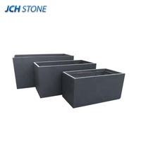 Pot Bunga Semen Fiber Beton Persegi 60x60cm Buatan Khusus Grosir