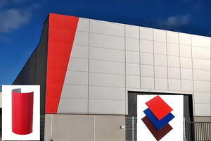 แผงอลูมิเนียมคอมโพสิตทนไฟ B1 A2การเคลือบพีวีซีขนาด4X8สำหรับผนังภายนอก - Product Image 6