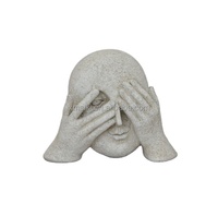 Cadeaux créatifs Sculpture en résine No See No Speak No Hear Figurine pour la décoration intérieure