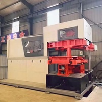 Machine de moulage horizontale entièrement automatique à haute efficacité sans flacon, avec moteur de pompe pour fonderie automobile de fonderie de sable vert