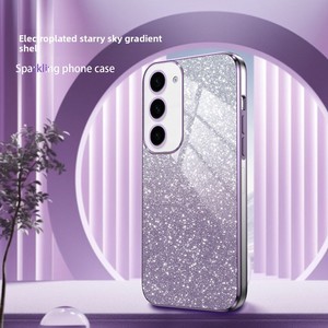 Электролитический градиентный блестящий чехол для телефона S26Ultra S25 A17, защитный чехол из ТПУ для мобильного телефона - Product Image 4