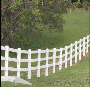 Paneles de PVC para cercas de caballos Fábrica de cercas de seguridad Sostenibles Bajo mantenimiento Popular - Product Image 5