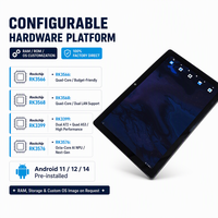 OEM ODM 10.1 İnç Android 11 Linux Endüstriyel Panel PC BOE 500 Nits Dokunmatik Ekranlı Otomasyon Bilgisayarı